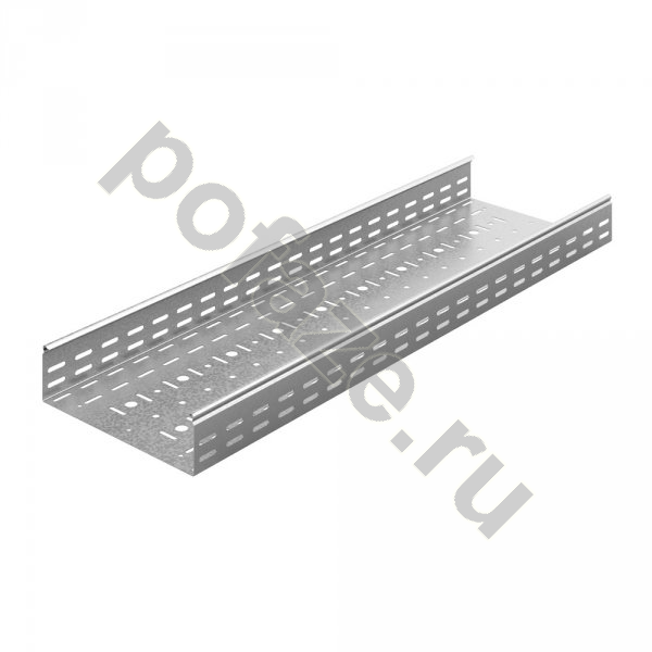 Лоток перфорированный Ostec 600х80х3000 1.5мм, горячеоцинк.