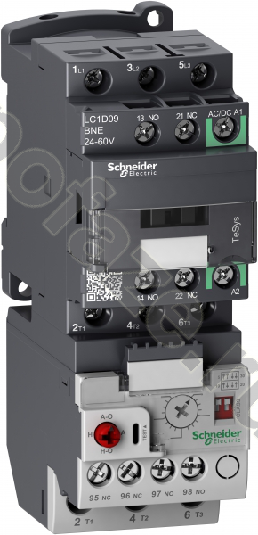 Контактор Schneider Electric TeSys D 9А 24-60В 1НО+1НЗ (AC/DC)