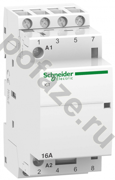 Контактор Schneider Electric Acti 9 iCT 16А 24В 4НО (AC)