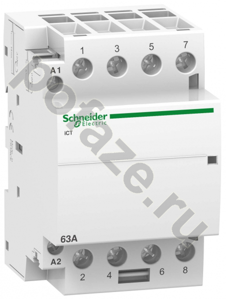 Контактор Schneider Electric Acti 9 iCT 63А 24В 4НО (AC)