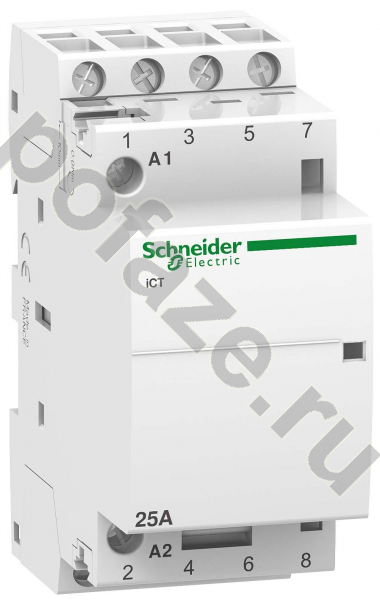 Контактор Schneider Electric Acti 9 iCT 25А 24В 4НО (AC)
