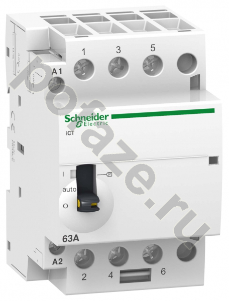 Контактор Schneider Electric Acti 9 iCT 40А 220В 3НО (AC, с ручн. упр.)