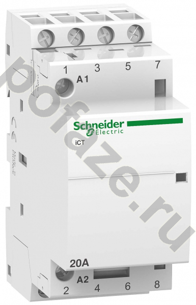 Контактор Schneider Electric Acti 9 iCT 20А 220В 4НО (AC)