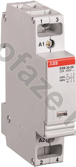 Контактор ABB ESB-20-11 20А 230В 1НО+1НЗ (AC)