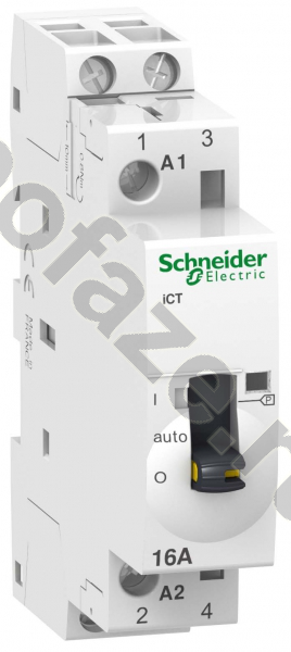 Контактор Schneider Electric Acti 9 iCT 16А 220-230В 2НО (AC, с ручн. упр.)