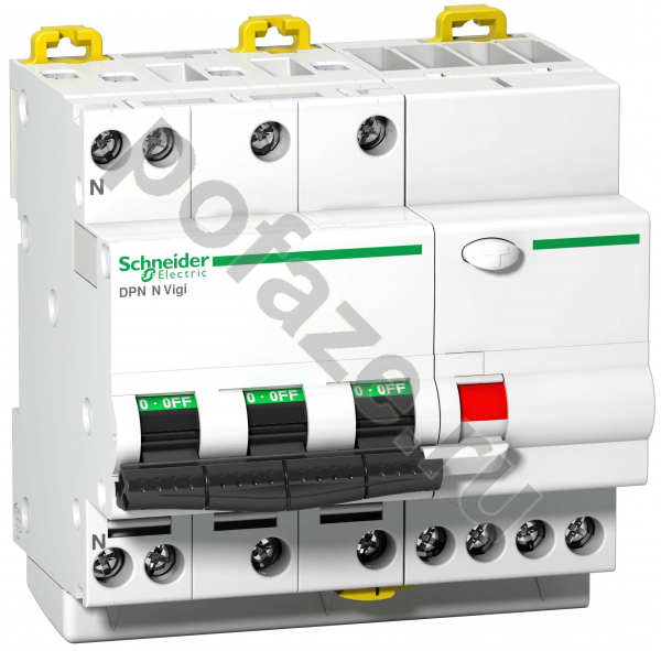 Автоматический выключатель дифференциального тока Schneider Electric Acti 9 iDPN N 3П+Н 20А 30мА (C) 6кА (AC)