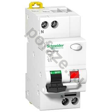 Автоматический выключатель дифференциального тока Schneider Electric Acti 9 DPN N 1П+Н 6А 300мА (C) 0.25кА (AC)