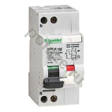 Schneider Electric DPN N 1П+Н 20А 30мА (B) 6кА (A)