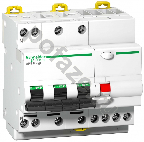 Schneider Electric Acti 9 iDPN N 3П+Н 32А 30мА (B) 6кА (AC)