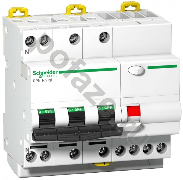 Автоматический выключатель дифференциального тока Schneider Electric Acti 9 iDPN N 3П+Н 40А 300мА (C) 6кА (AC)