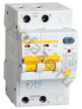 Автоматический выключатель дифференциального тока IEK АД12М 1П+Н 63А 30мА (C) 4.5кА (A)