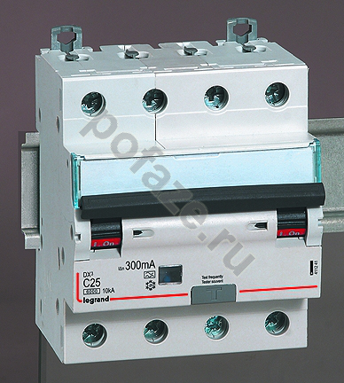 Автоматический выключатель дифференциального тока Legrand DX3 3П+Н 25А 300мА (C) 6кА (A)