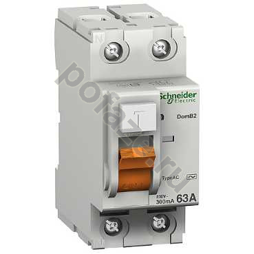 Устройство защитного отключения Schneider Electric Домовой ВД63 2П 40А 30мА (AC)