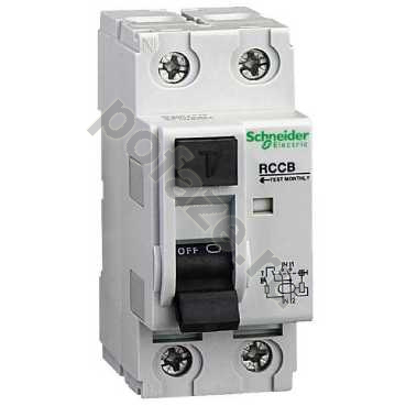 Устройство защитного отключения Schneider Electric iID 2П 40А 300мА (AC, S)