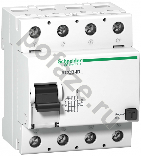 Устройство защитного отключения Schneider Electric Multi 9 4П 125А 30мА (AC)
