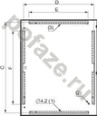 Schneider Electric S3D 1000х800х300, сталь (IP66)