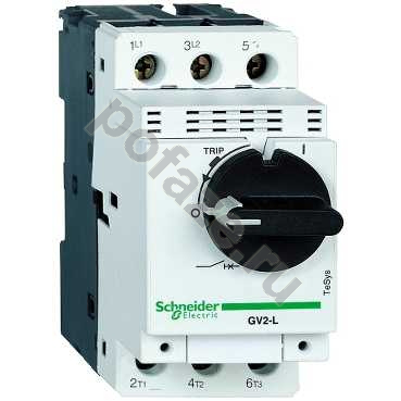 Автоматический выключатель пуска двигателя Schneider Electric GV2 1.6А