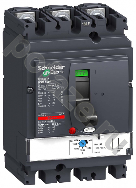 Schneider Electric Compact NSX160N 150А