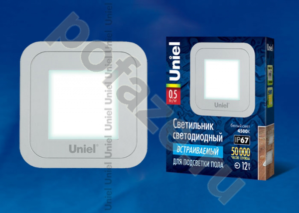 Светильник с рассеивателем Uniel ULE-S06-0,5W/NW 0.5Вт 110-240В IP67