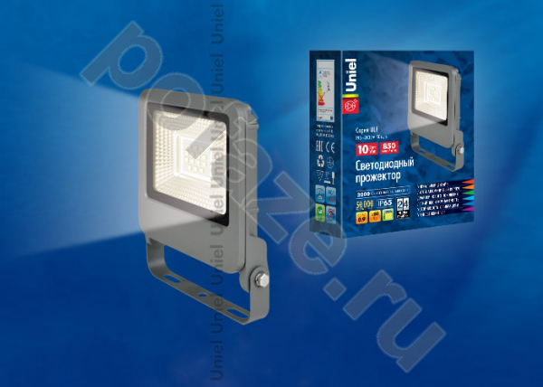 Прожектор Uniel ULF-F17 10Вт 195-240В 3000К IP65