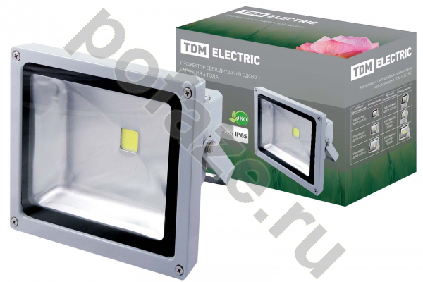 Прожектор TDM ELECTRIC СДО30-1 30Вт 220-230В 6500К IP65