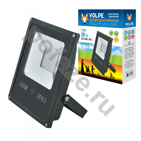 Прожектор Volpe ULF-Q509 30Вт 210-240В 6000К IP65