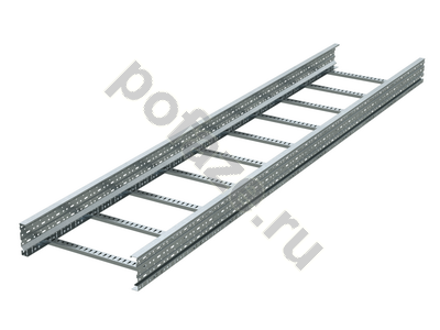Лоток лестничный DKC 300х200х3000 1.5мм, цинк-лам., светло-серый