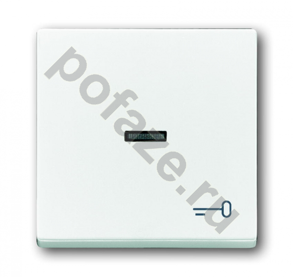 Клавиша ABB BJE Solo/Future, символ ключ/дверь, белый IP20
