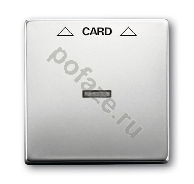 Центральная плата карточного выключателя ABB Pure, символ стрелки, нержавеющая сталь IP20