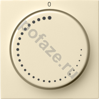 Кнопка поворотная Gira S-55, символ скорость вращения, кремовый IP20