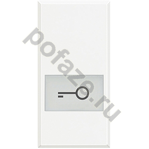 Bticino Axolute, символ ключ/дверь, белый IP20