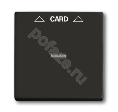 Накладка карточного выключателя ABB BJB Basic 55, символ стрелки, черный IP20