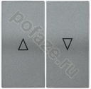 IEK HB-1-5-БА, символ стрелки, антрацит IP20