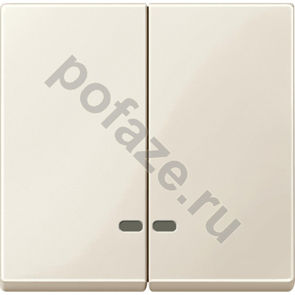 Клавиша двойная Schneider Electric Merten SM, бежевый IP20