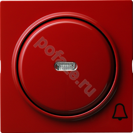 Gira S-Color, символ звонок, красный IP20