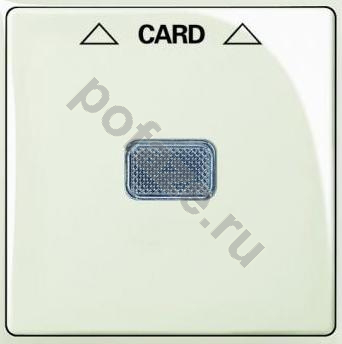 Накладка карточного выключателя ABB BJB Basic 55, символ стрелки, белый IP20