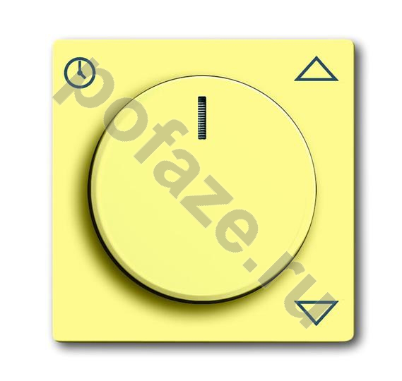 Кнопка поворотная ABB, символ стрелки, желтый IP20