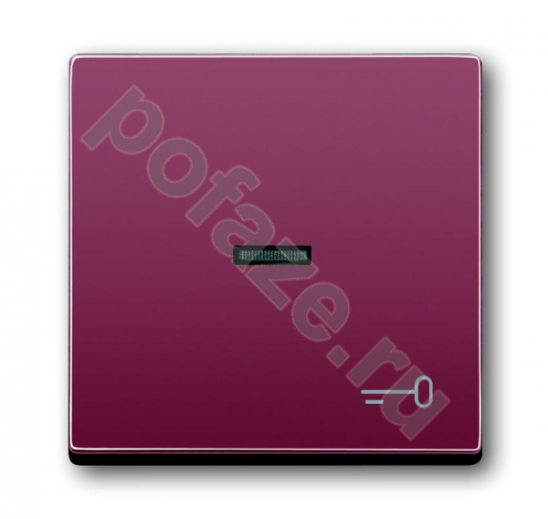 Клавиша ABB BJE Solo/Future, символ ключ/дверь, красный IP20