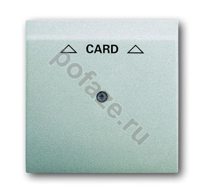 Накладка карточного выключателя ABB BJE Impuls, символ стрелки, алюминий IP20
