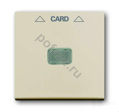 Накладка карточного выключателя ABB BJB Basic 55, различные символы, бежевый IP20