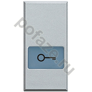 Клавиша Bticino Axolute, символ ключ/дверь, алюминий IP20