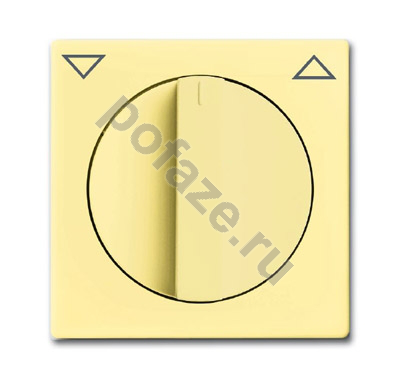 Ручка-переключатель поворотный ABB Solo/Future, символ стрелки, желтый IP20