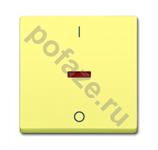 Клавиша ABB Solo/Future, символы 0 и 1, желтый IP20