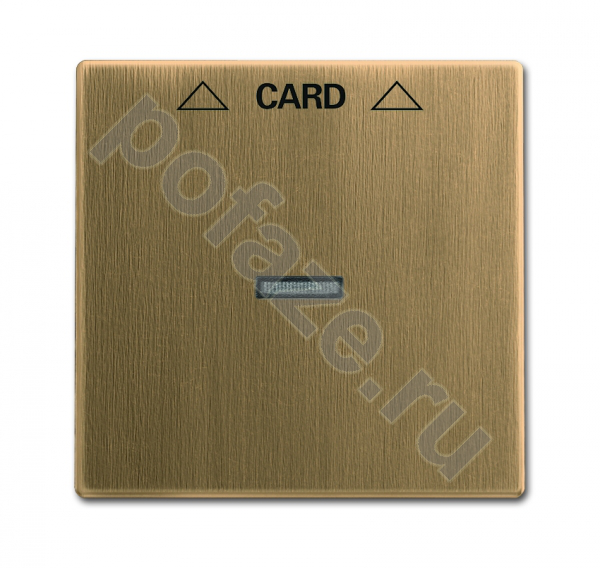 Накладка карточного выключателя ABB BJE Династия, латунь IP20