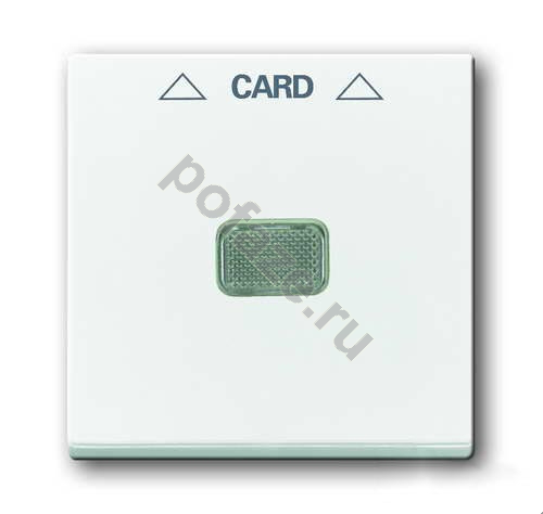 Накладка карточного выключателя ABB BJB Basic 55, различные символы, белый IP20