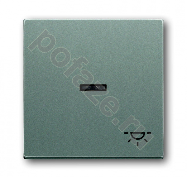 Клавиша ABB Solo/Future, символ свет, серый IP20