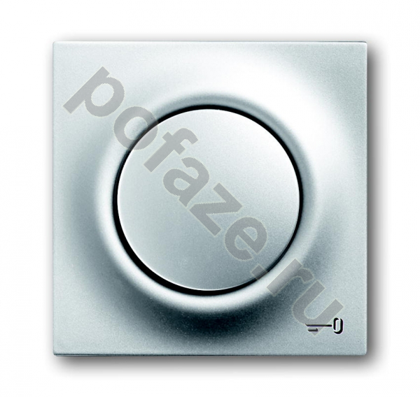 Клавиша ABB BJE Impuls, символ ключ/дверь, алюминий IP20