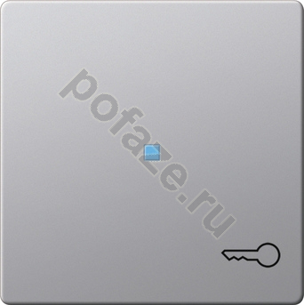 Клавиша Gira E22, символ ключ/дверь, алюминий IP20