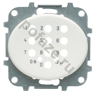 Накладка электронного выключателя с кодовой клавиатурой ABB Tacto, различные символы, белый IP20
