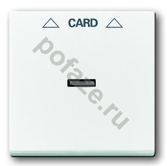 Накладка карточного выключателя ABB Impressivo, символ стрелки, белый IP20